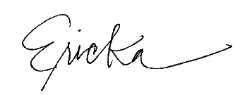 Ericka Signature no background